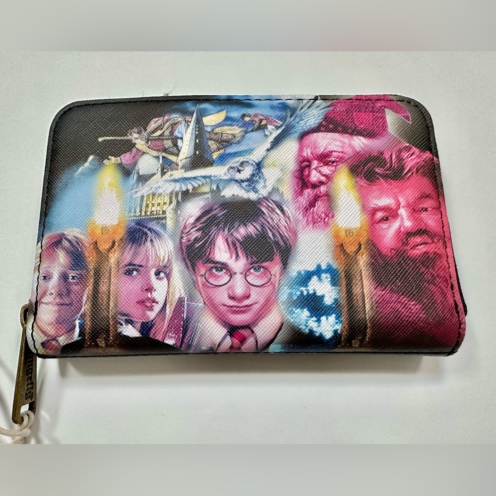 Loungefly Harry Potter Black Zip Wallet - NWT - Picture 5 of 7